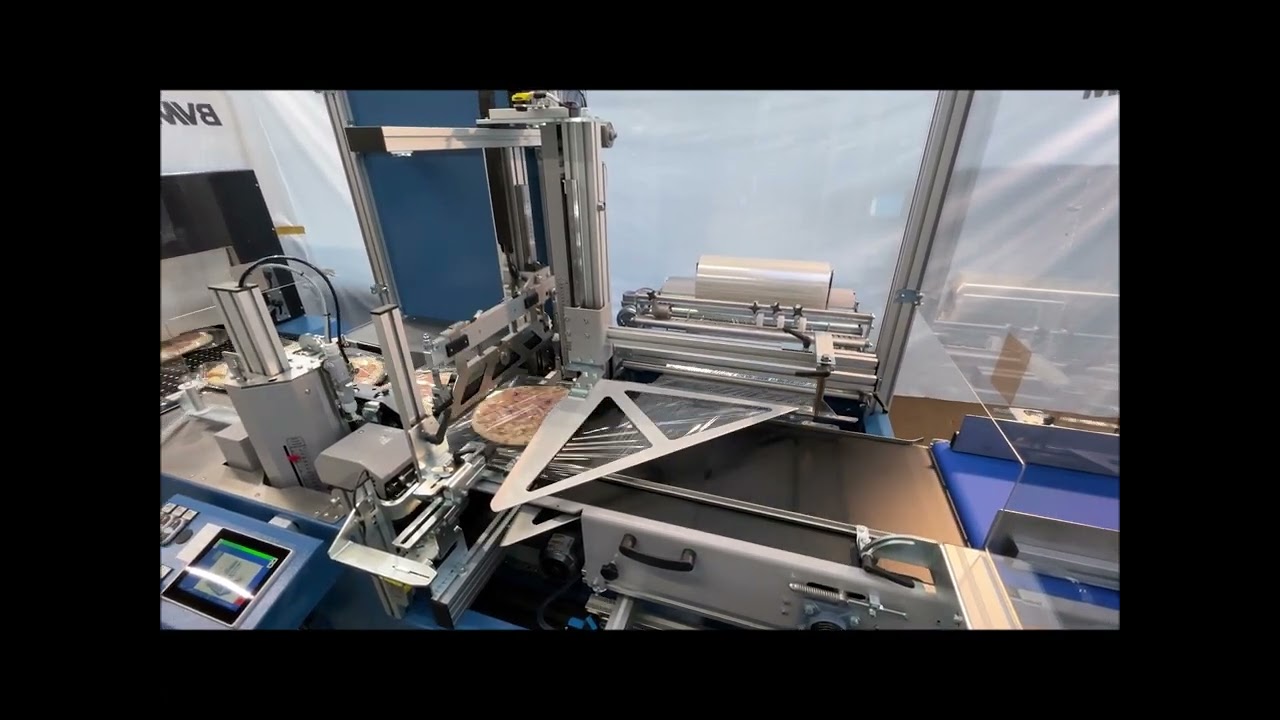 BVM Folienverpackungsmaschine Compacta 5022 für die Lebensmitttelindustrie (Tiefkühlpizza)