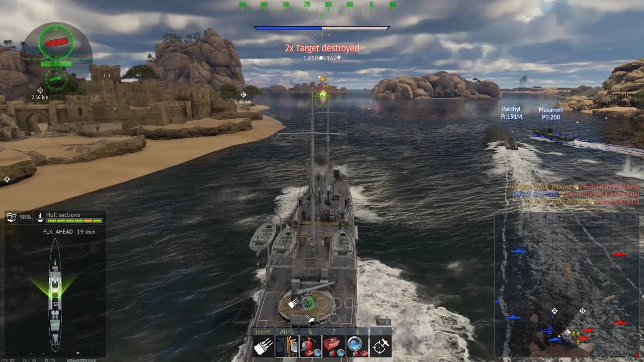 War Thunder; Marne; A very durable vessel, as long as you stay away from big guns; Naval Realistic