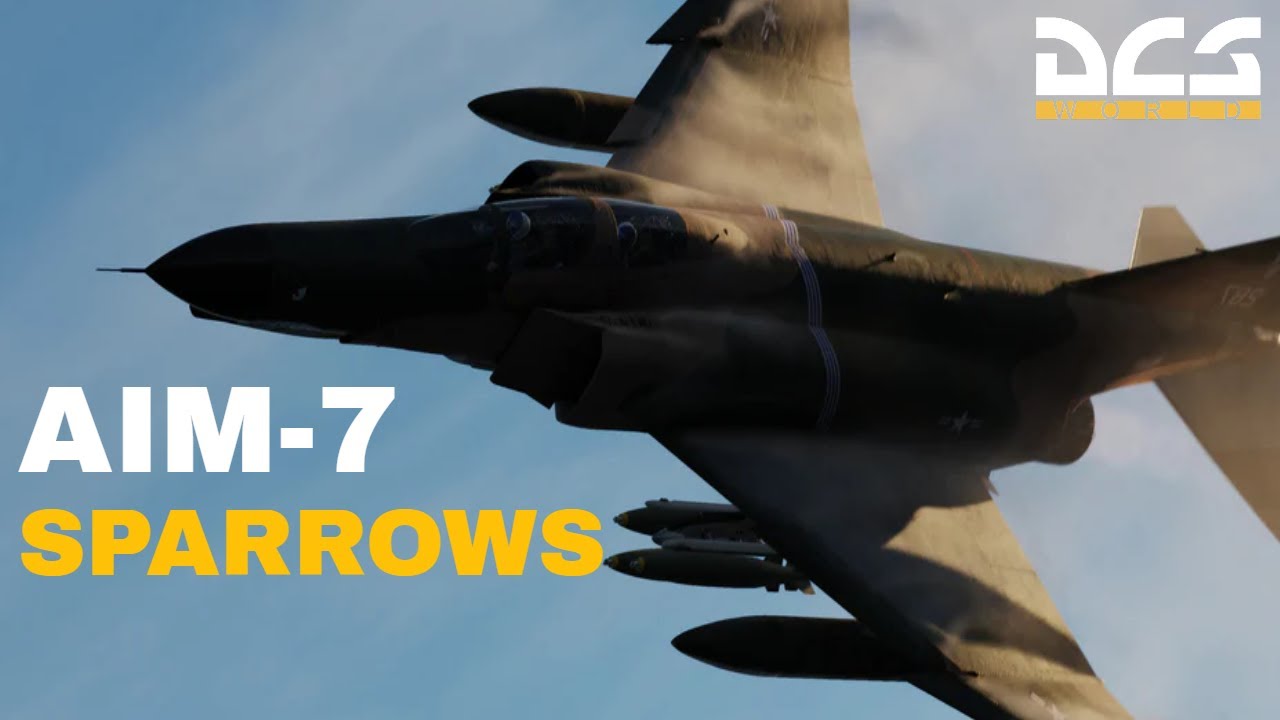 DCS F-4E Phantom Aim-7 Sparrows Tutorial | ACM/BVR