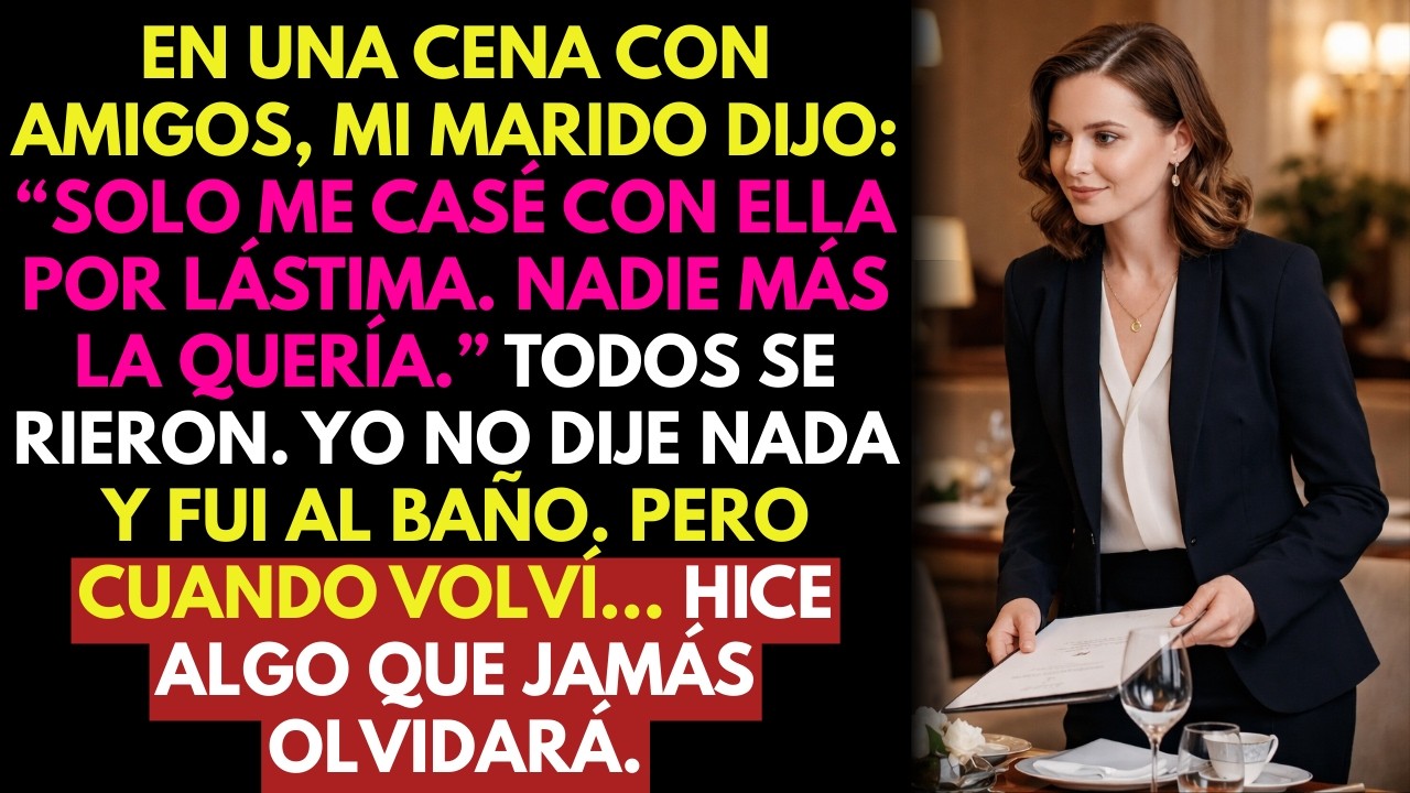 “Nadie Te Quería”, Dijo Mi Esposo: Se Casó Conmigo Por Pena💔… Lo Que Hice Después🔥