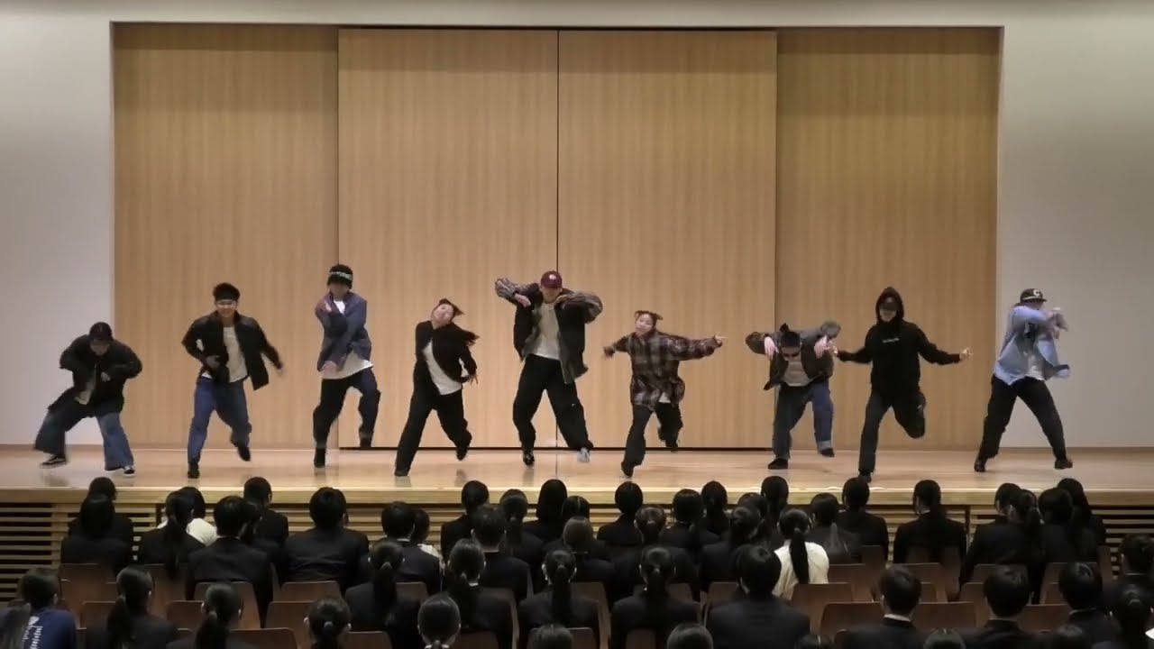 ぴくるす（2025年2月校内発表会）上宮高等学校ストリートダンス部