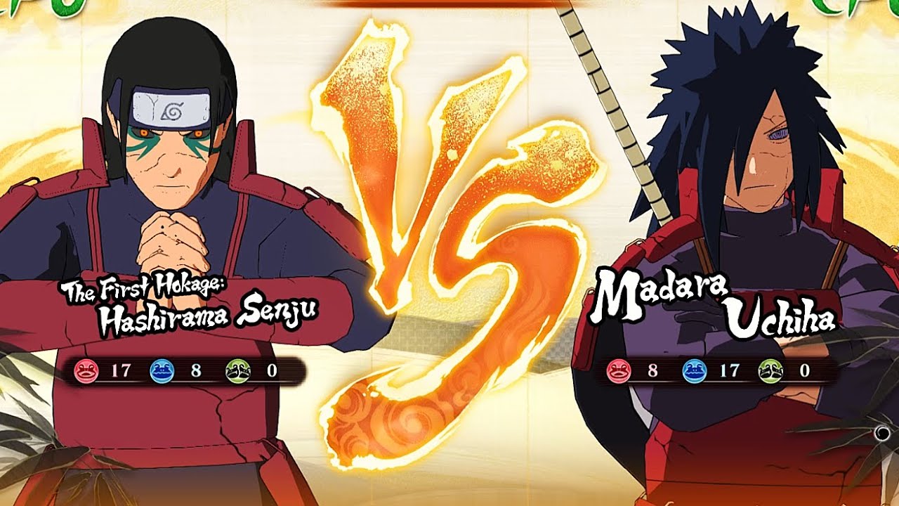 Hashirama Senju vs Madara Uchiha anime fight gameplay | Naruto shippuden anime game [Full HD]