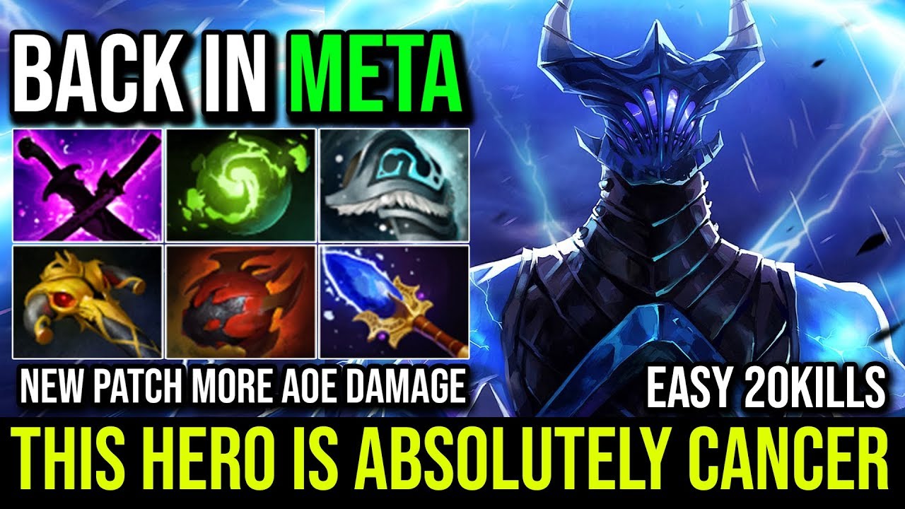 This Hero is Absolutely Cancer [Razor] New Patch More AOE Damage All in One 20Kills 7.20c - Dota 2