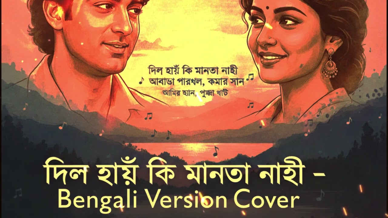 . Dil Hai Ki Manta Nahin - Bengali Lyrics Cover | আমির খান ও পূজা ভাট গানের বাংলা কভার