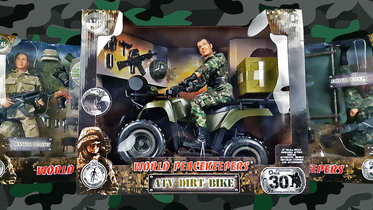 СОЛДАТИКИ WORLD PEACEKEEPERS! Обзор игровые наборы Подрывник, Вездеход, Артиллерист КРУТЫЕ ИГРУШКИ