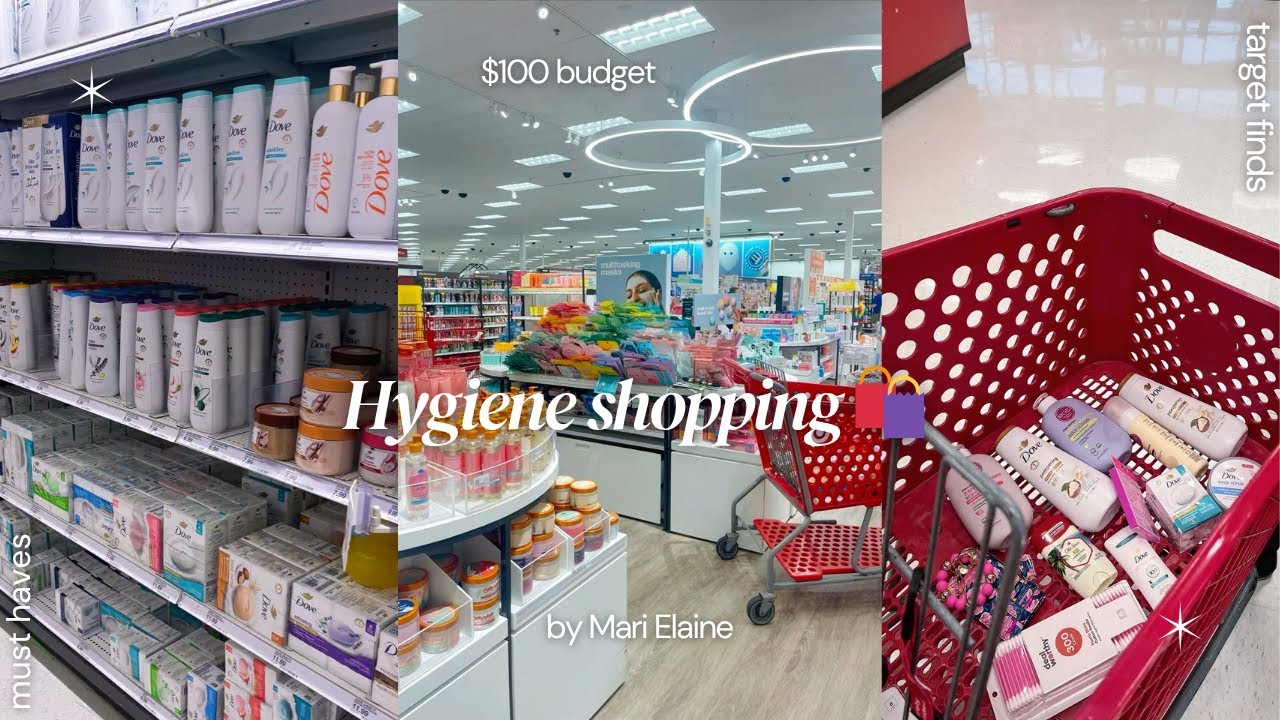 Come SELF CARE + HYGIENE SHOPPING w/ me! | 2025 restock, target essentials, haul + $100 budget