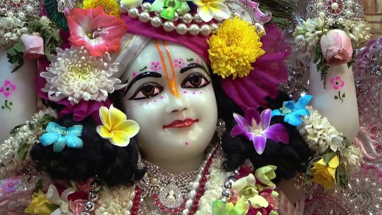 Mayapur Radha Madhav Vrindavan Gaura Nitai-Radha Krishna-Krishna Balarama video Aindra Prabhu audio