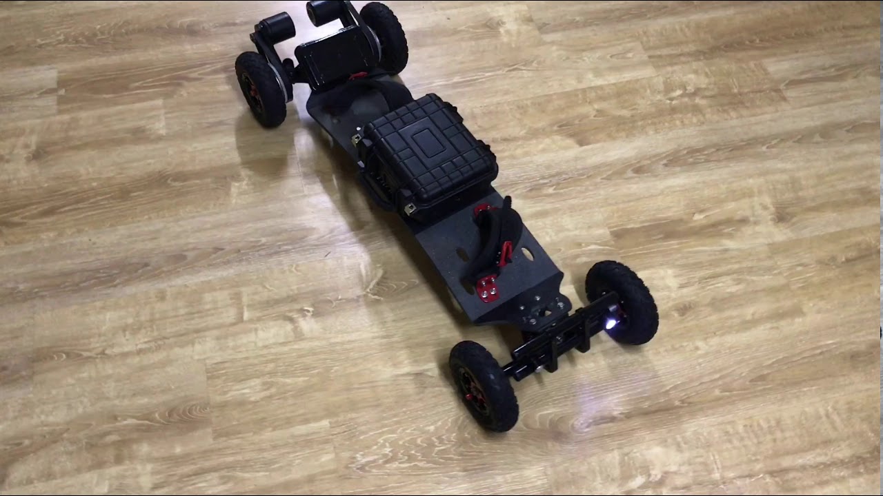 CRAZY Electric Mountain Board DIY TRAMPA BUILD BY:KEBO  (part 1)