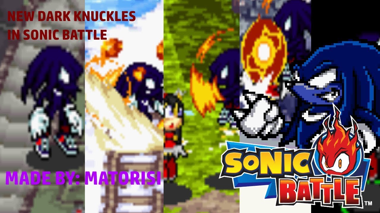 Sonic Battle Hacking Showcase-New Dark Knuckles