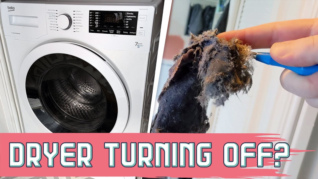Washer Dryer Not Drying? How to Clear a Lint Blockage from a Beko Washer Dryer 🧦