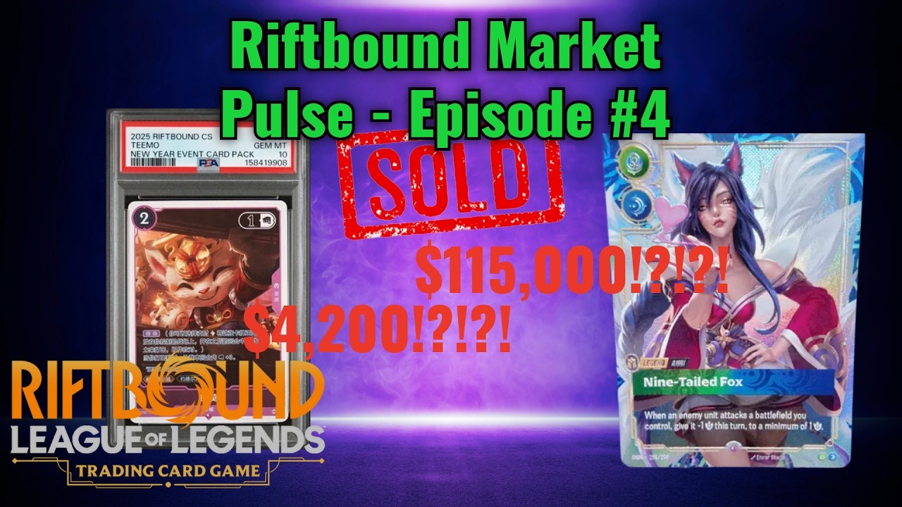 Riftbound Market Pulse - Episode 4 - 6/26/2026 - 115k Card SOLD!? High End Cards Going Crazy!