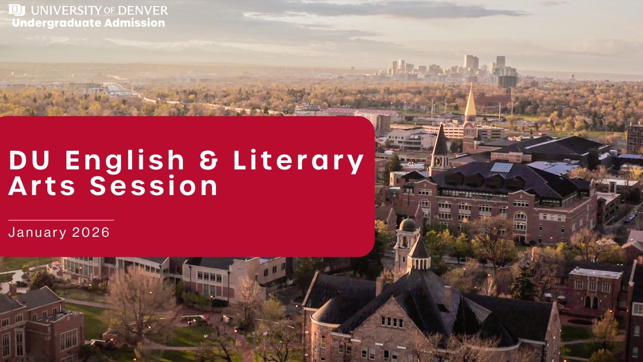 Virtual Open House 2026 | English & Literary Arts