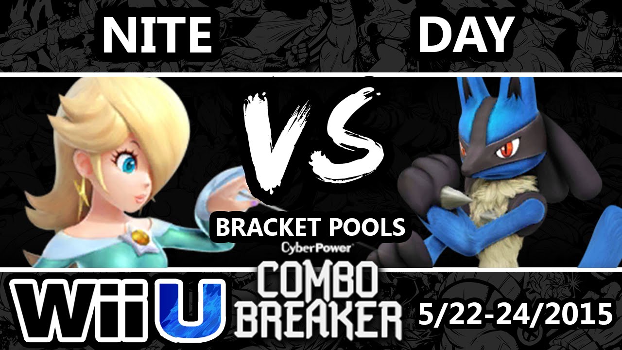 Combo Breaker - GGA.Nite (Rosalina) Vs. Day (Lucario) SSB4 Pools WF - Smash Wii U - Smash 4