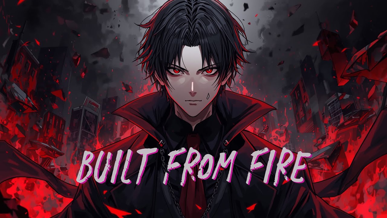 Built from Fire (Lyrics) – A Tragic Hero's Anthem | Nightcore Dark Pop
