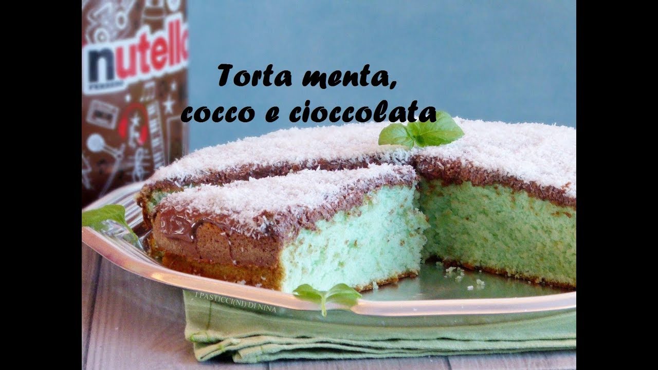 Torta Menta, Cocco e Cioccolata
