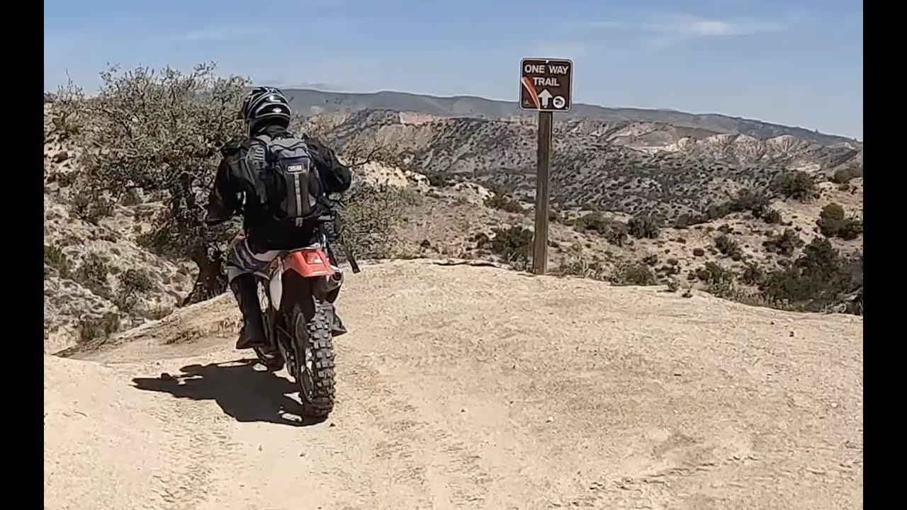 2022 Honda CRF-250F on Backbone Trail, Hungry Valley OHV, Gorman California, USA !