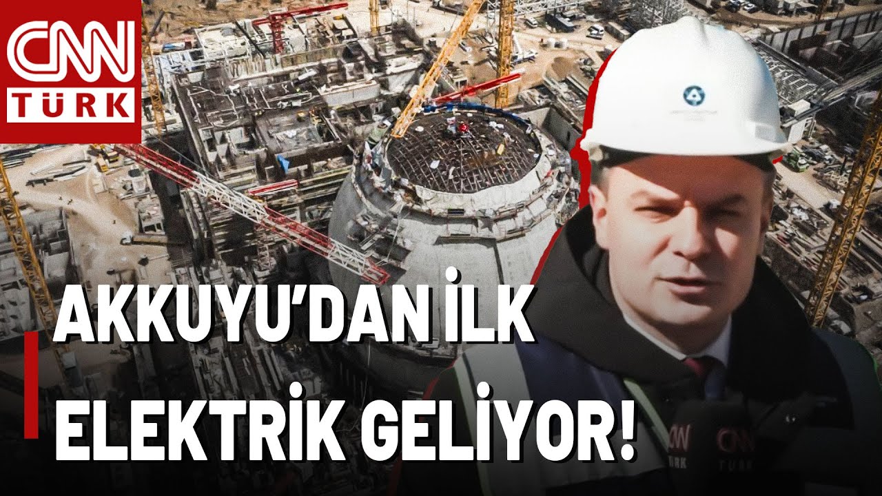 CNN TÜRK Ekibi AKKUYU'daki Çalışmaları Görüntüledi! İşte Türkiye'nin İlk Nükleer Santrali...