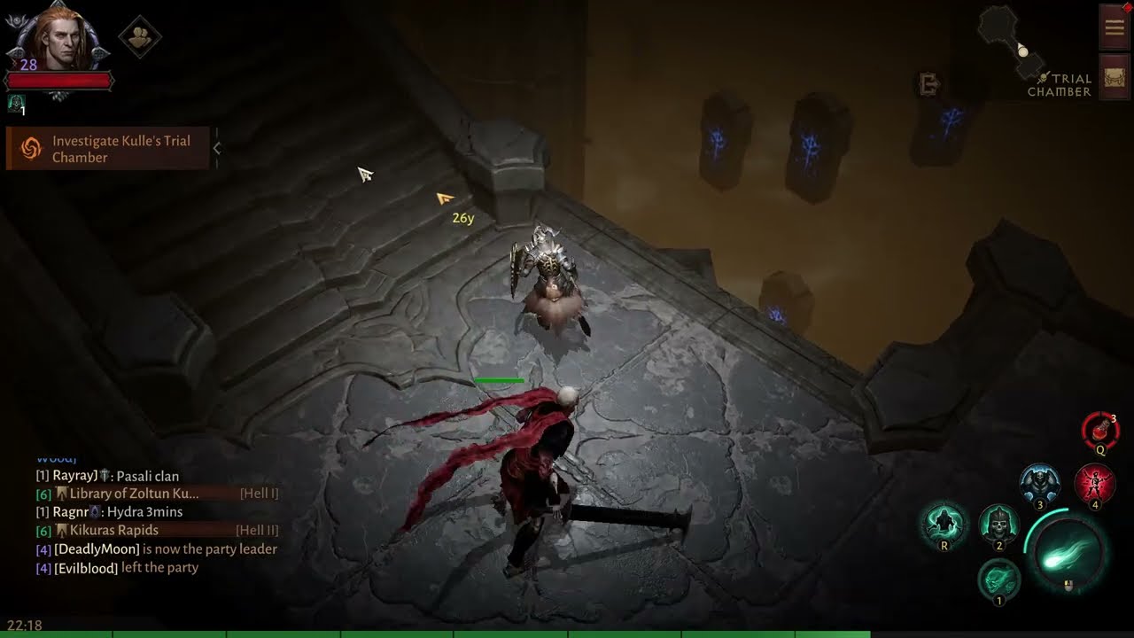 Diablo Immortal opening portal to 【zoltun kulle hidden chamber】