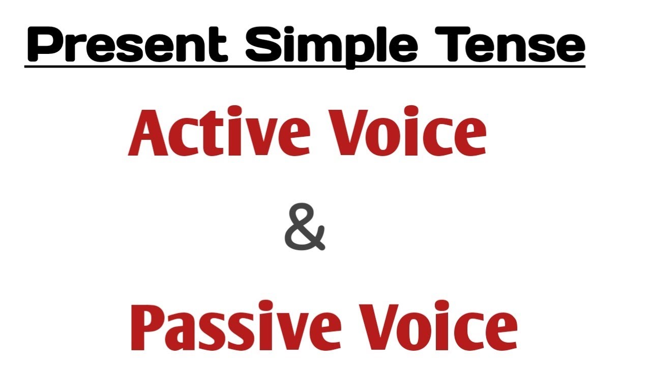 Present Indefinite Active and Passive Voice | English Grammar | Learn with Ansa 