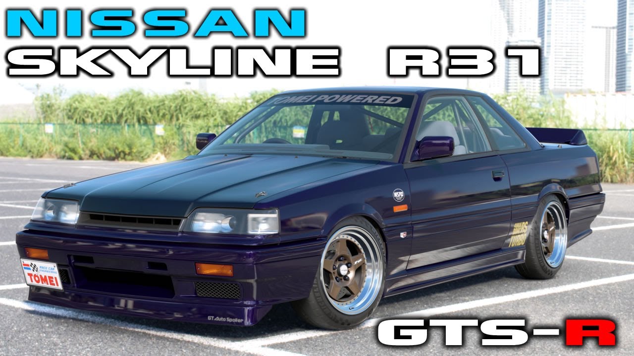 【グランツーリスモ7/カスタム】 NISSAN SKYLINE R31 GTS-R をおっさん好みにカスタムしてみた　角のあるボディが新鮮　グループAホモロゲモデル