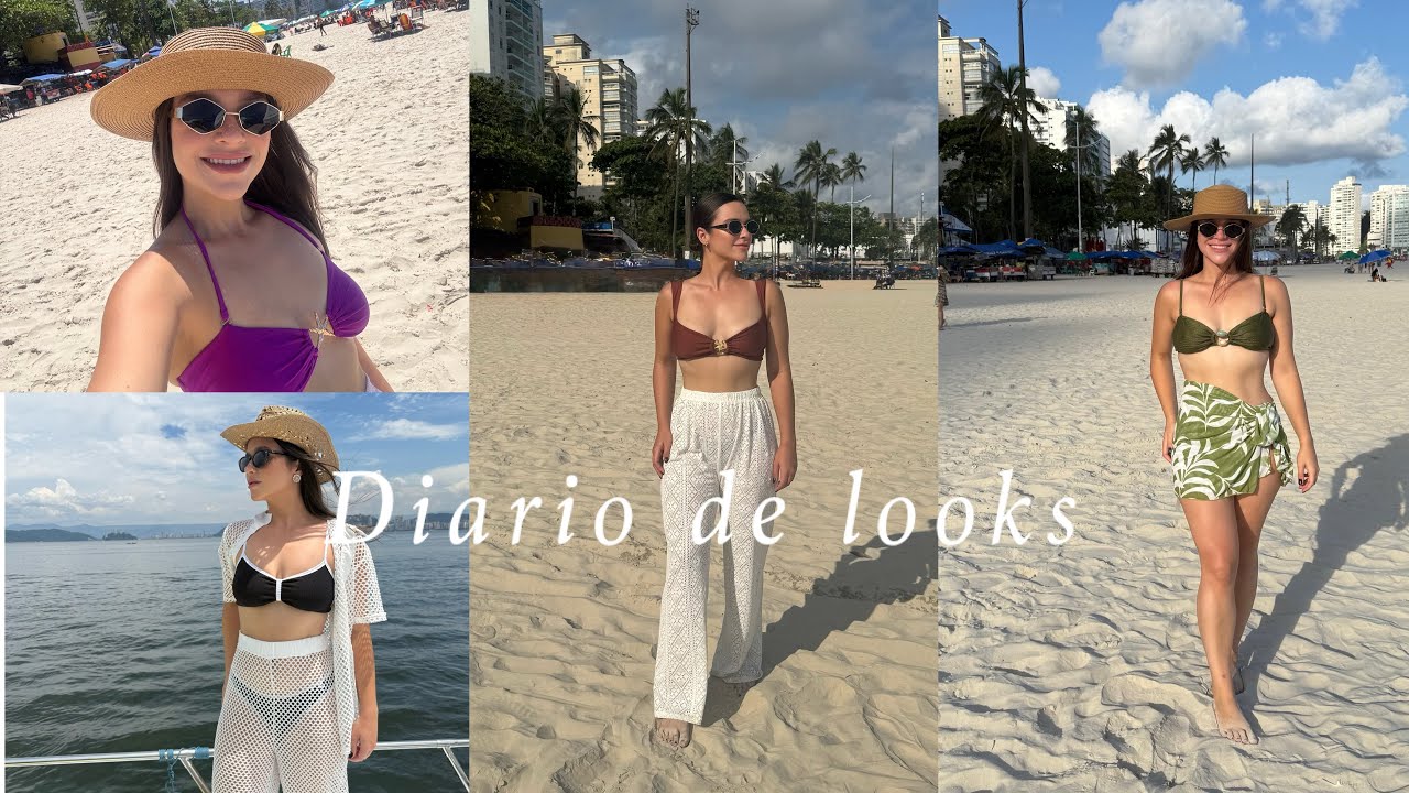 Diário de looks: biquínis e looks para praia