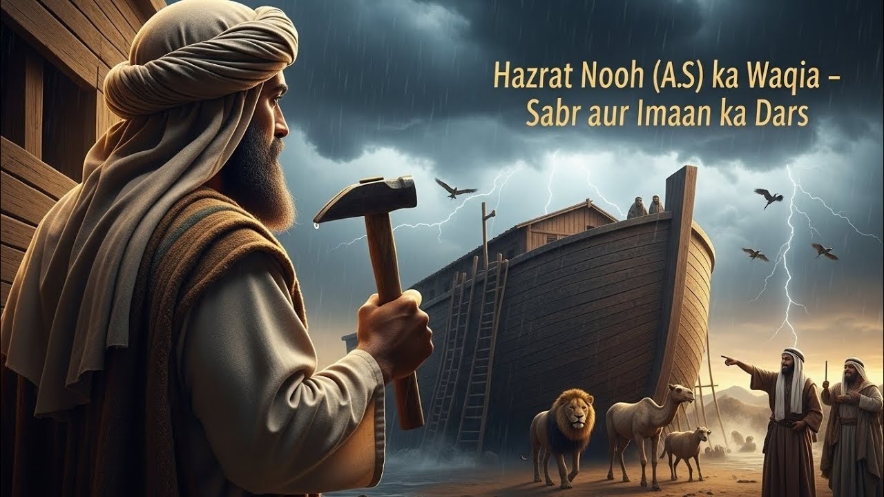 Hazrat Nooh (A.s) ka Waqia Sabr aur Imaan ka Dars. | Islamic story in urdu | Islamic history 