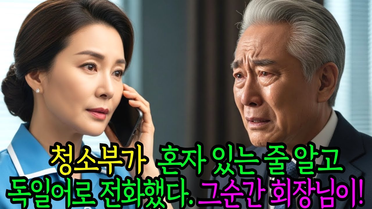 청소부가 독일어로 전화 받는 순간, 백만장자 재벌 회장이 눈물 흘린 충격적인 사연! ㅣ노후사연ㅣ감동사연ㅣ사연라디오ㅣ오디오북