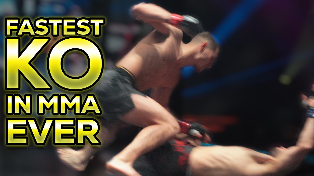 Fastest KO in PRO MMA History - Knockout Charity Fight Night 2024