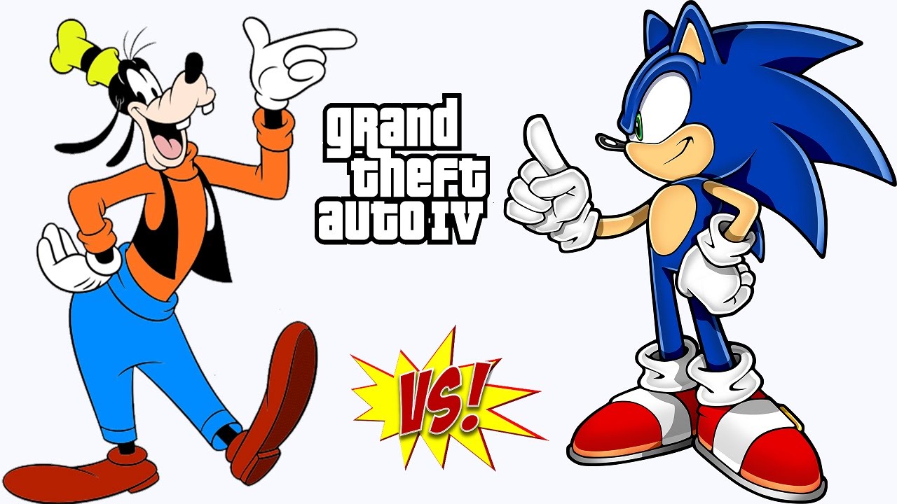 SONIC VS GOOFY - GREAT BATTLE