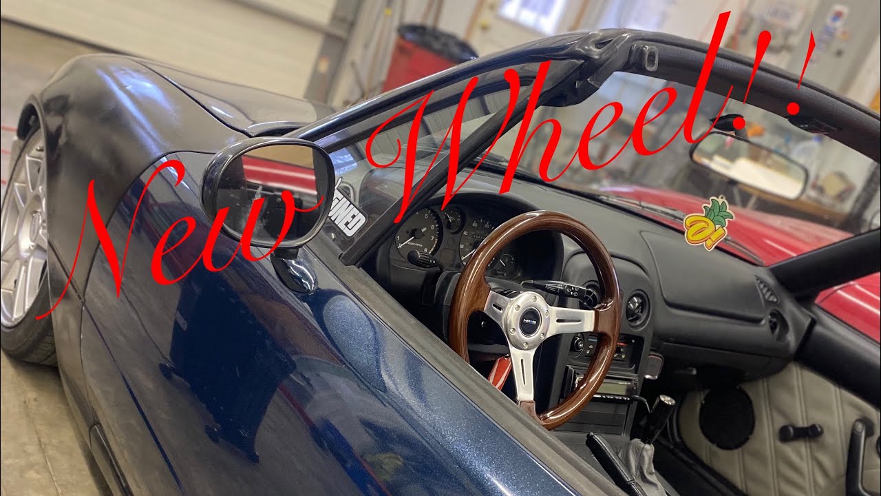 NRG Hub and Quick Release Install on NA Miata!!