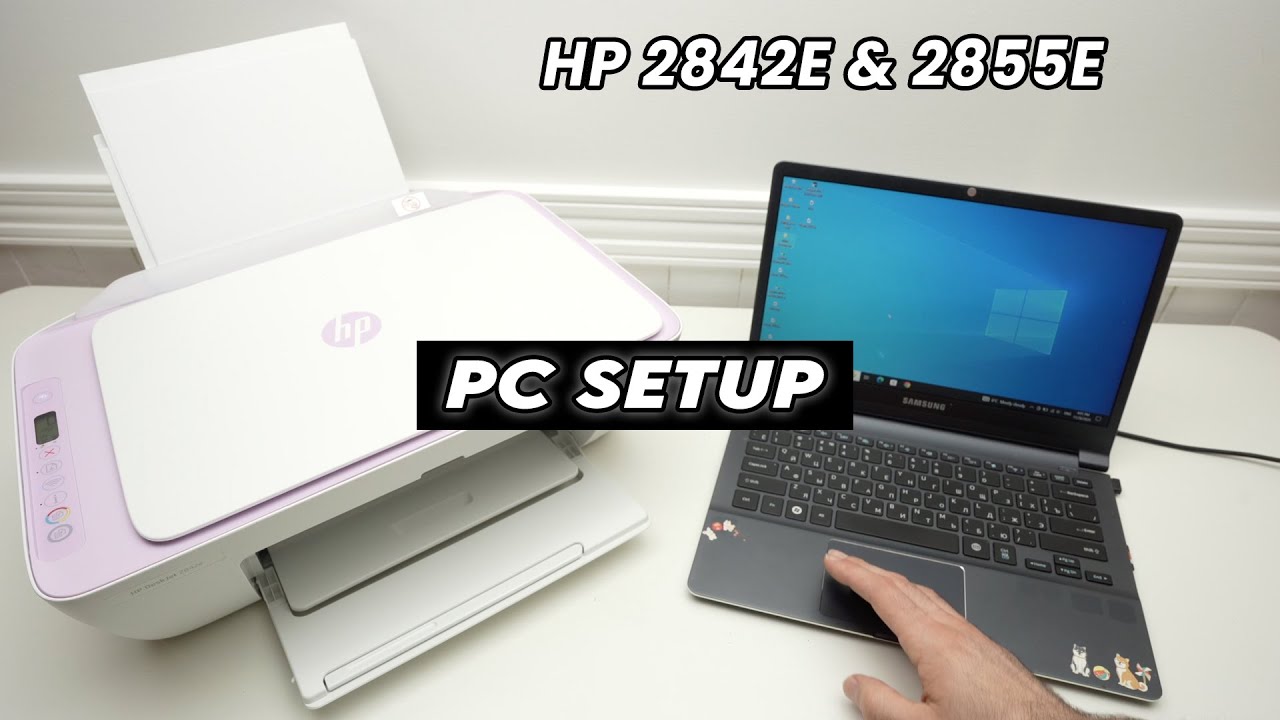 Как настроить Wi-Fi на HP DeskJet 2842e и 2855e с помощью ПК
