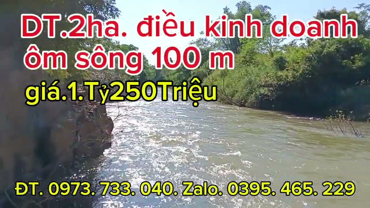 DT.2ha. điều kinh doanh. Cách đường bê tông 50 m. Giá.1.Tỷ250.Triệu