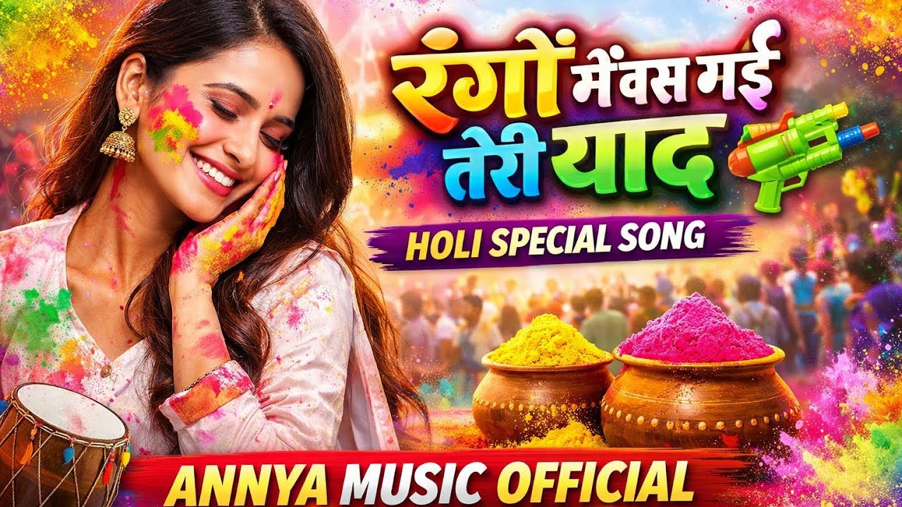 रंगों में बस गई तेरी याद | Holi Special Song 2026 | Annya Music Official