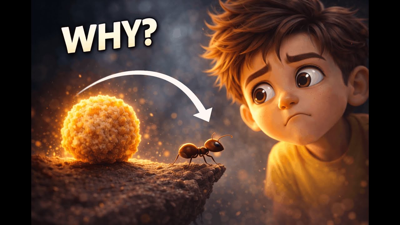 Azaan Followed an Ant 🐜 | Small Ant, Big Lesson...A Story about Teamwork & Consistency