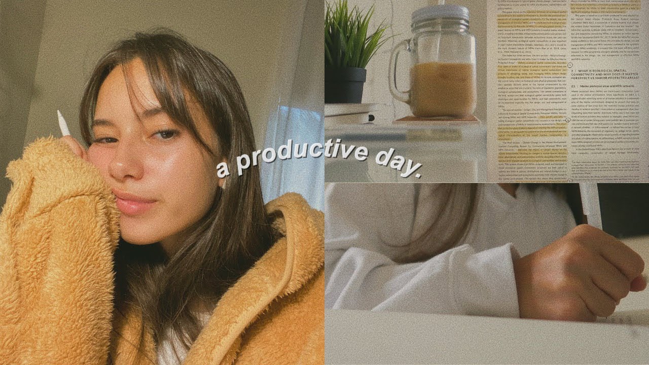 GET PRODUCTIVE WITH ME | pre-med