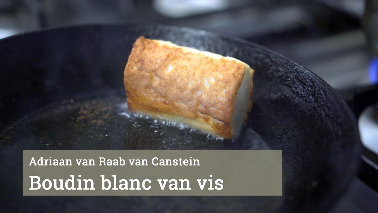 Boudin blanc (worst) van vis