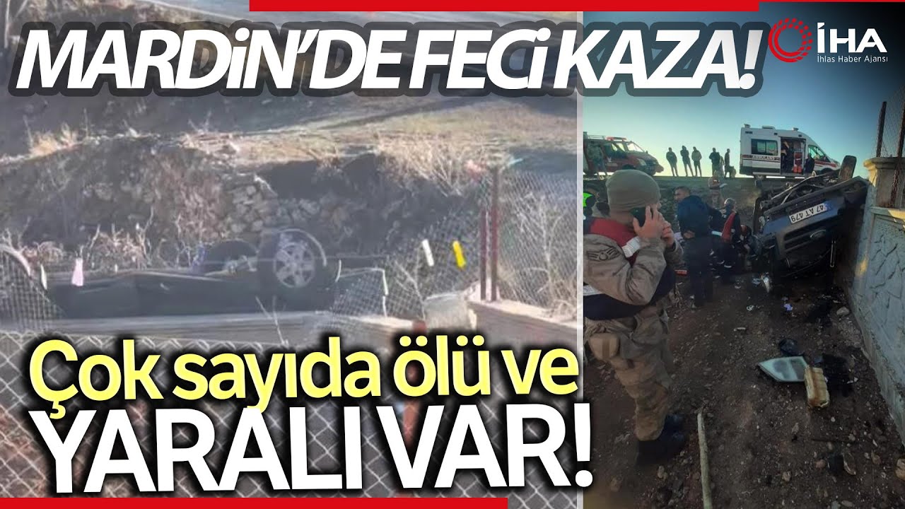 Mardin'de Trafik Kazası, Kamu Çalışanlarını Taşıyan Araç Şarampole Uçtu