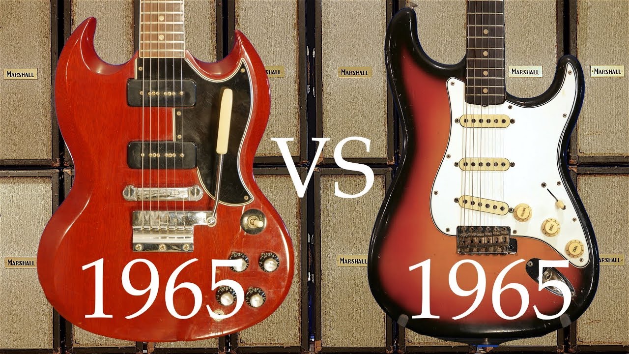 1965 SG SPECIAL VS 1965 STRATOCASTER