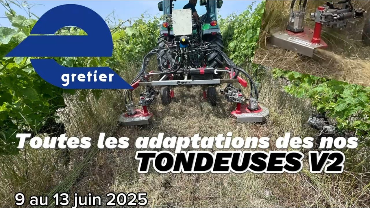 Tondeuse V2 Egretier : toutes les adaptations possibles