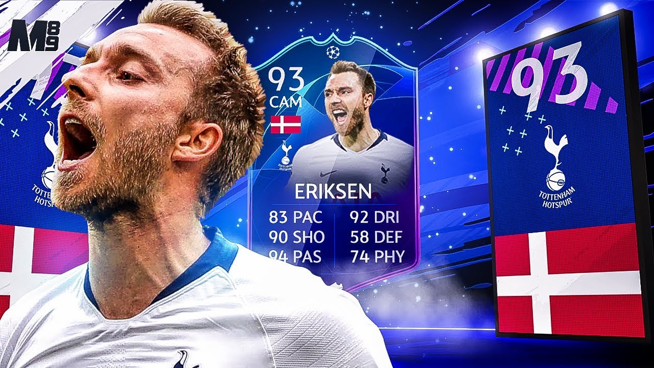 FIFA 19 TOTT ERIKSEN REVIEW | 93 TOTT ERIKSEN PLAYER REVIEW | FIFA 19 ULTIMATE TEAM