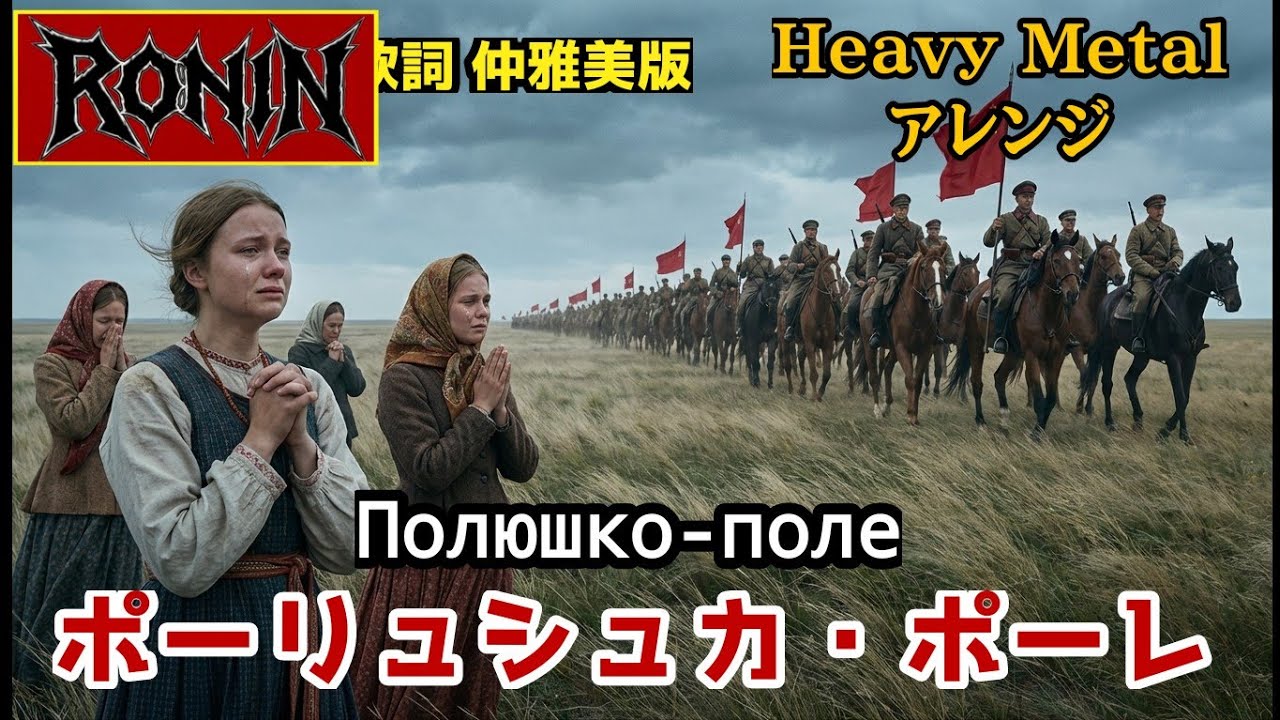 【ポーリュシカ・ポーレ ロシア歌謡 】Covered by RONIN【Полюшко-поле Polyushko-polye Metal COVER]】仲雅美