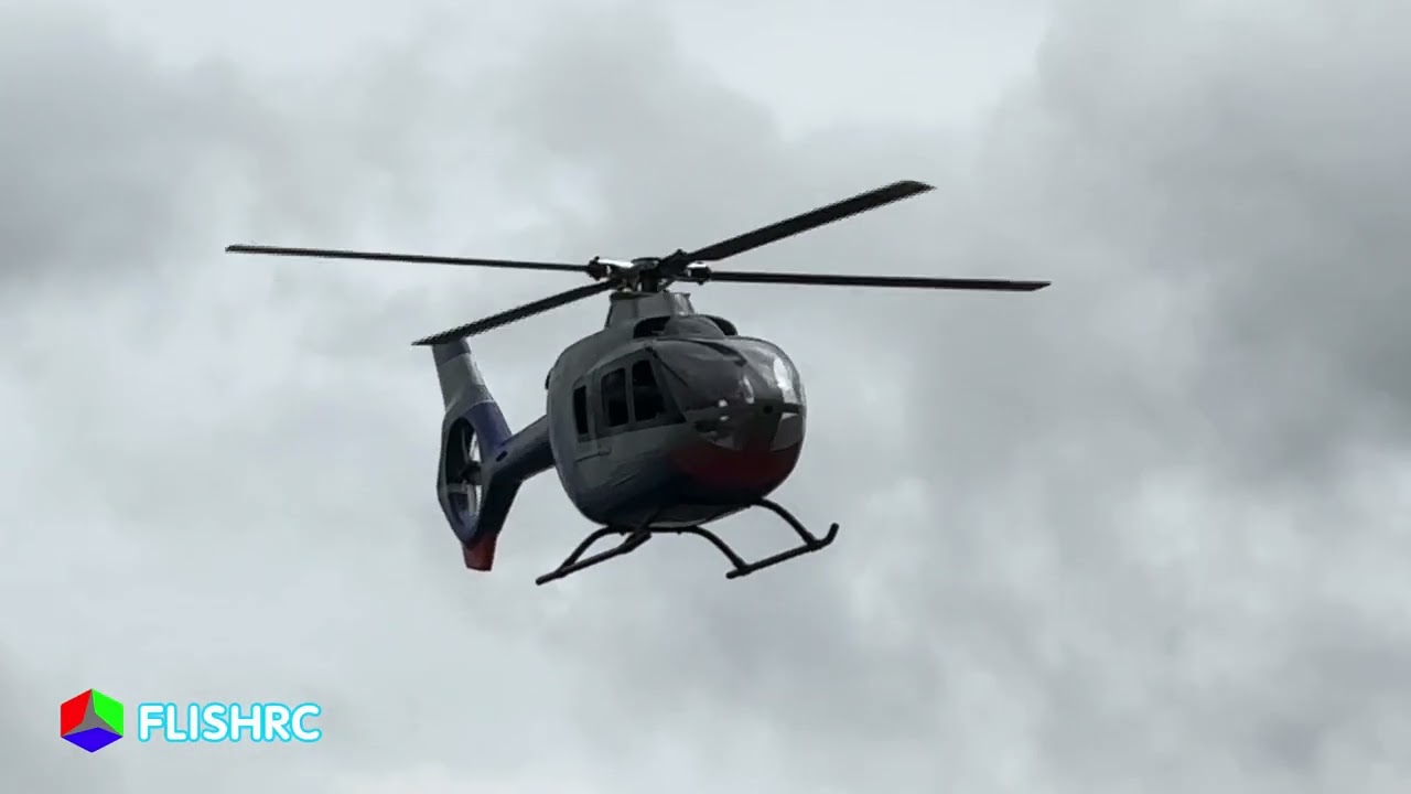 FLISHRC EC135 500Size Scale RC Helicopter（Police Blue）