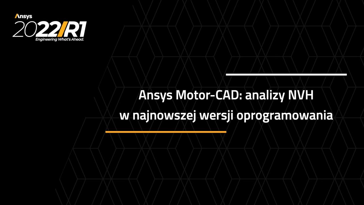 Ansys Motor-CAD: jak prowadzić analizy NVH w najnowszej wersji Ansys Motor-CAD v15