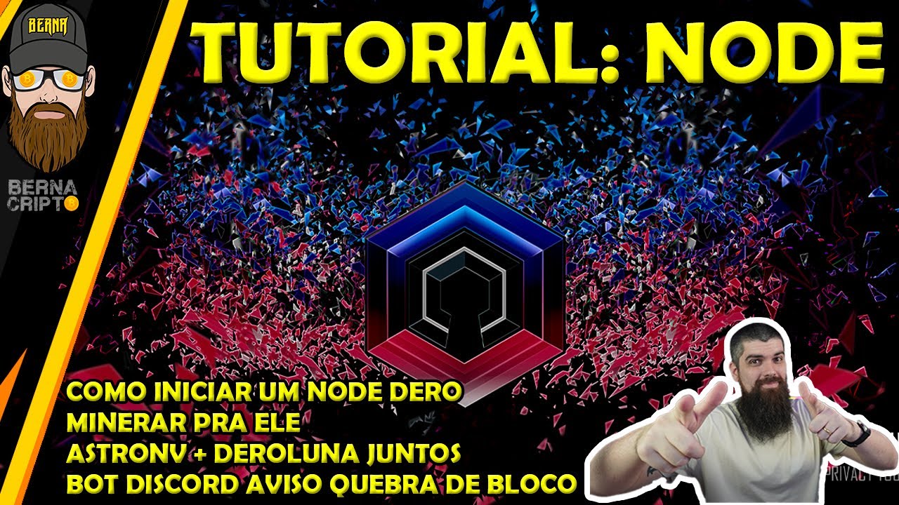 TUTORIAL CRIAÇÃO NODE de DERO PARA MINERAÇÃO SOLO (100% RECOMPENSA SEM TAXA) - BERNA CRIPTO