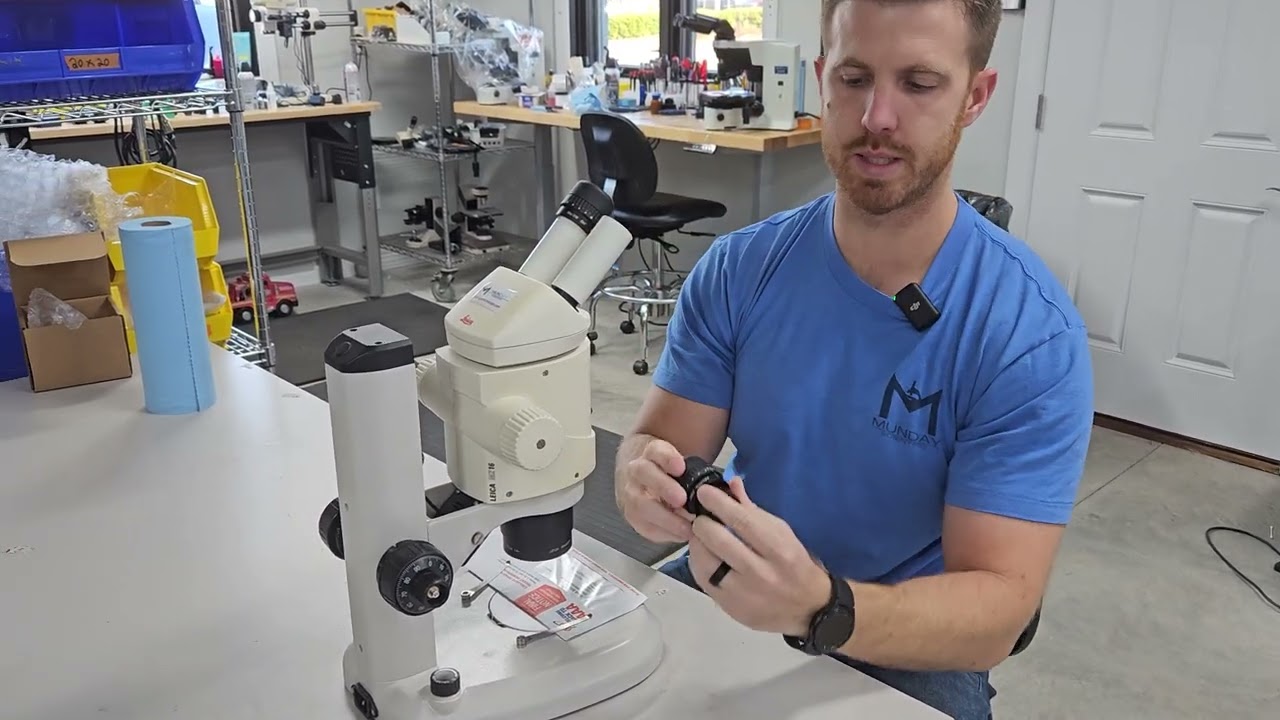 Testing out a Leica MZ16 Stereo Microscope