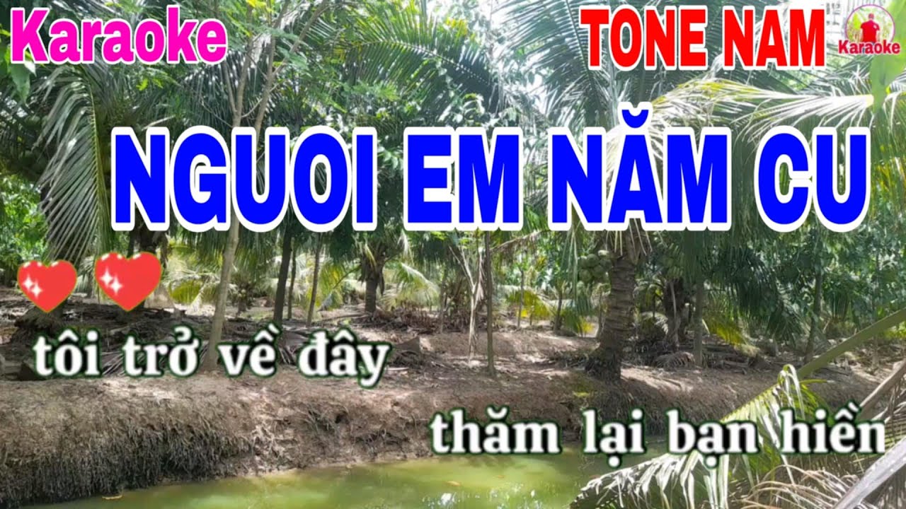 Karaoke Nguoi Em Năm Cu / Tone Nam