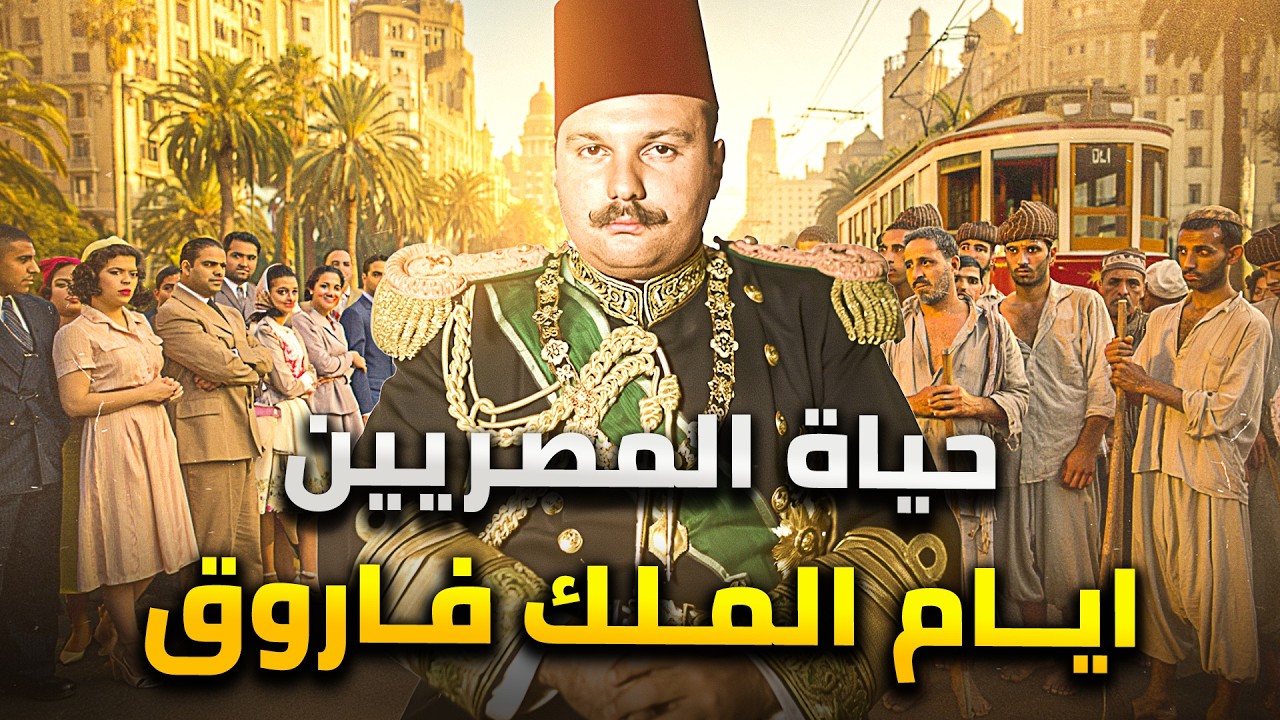 كيف كان يعيش المصريين في عهد الملك فاروق آخر ملوك مصر؟ .... حكاية مصر اللي عشقت ملكها وانقلبت عليه