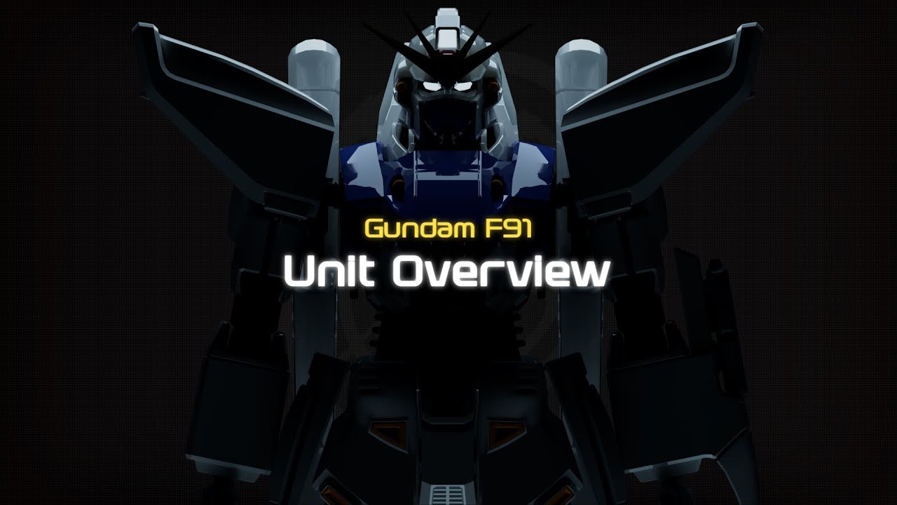 【Side 7】Gundam F91 - Unit Overview