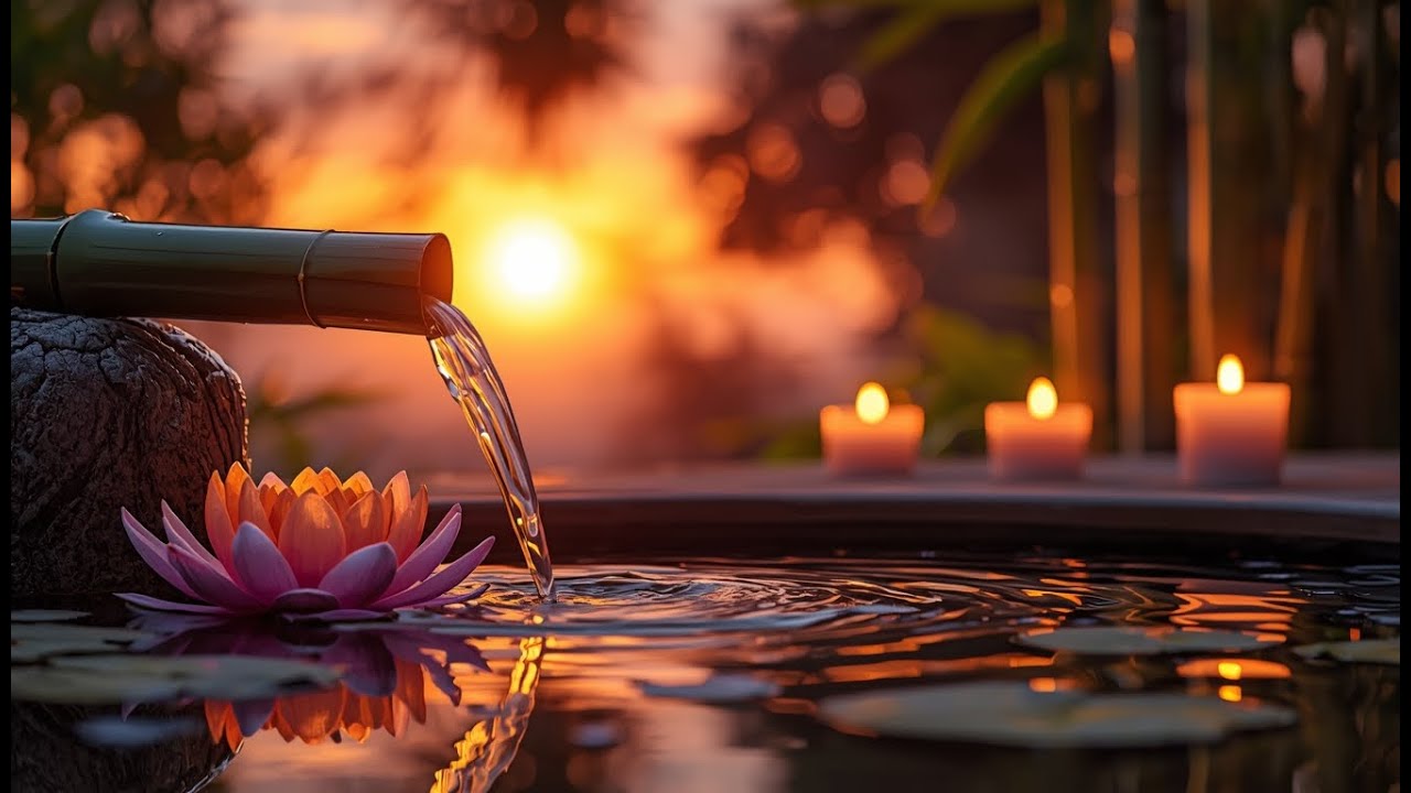 Healing Zen Water Fountain Sounds for Deep Sleep, Meditation and Relaxation | LIVE