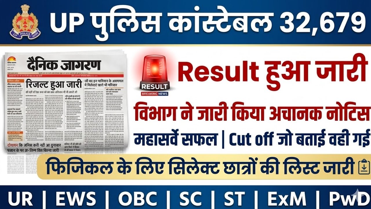 UP POLICE CONSTABLE RESULT 2026 | WHEN WILL THE UP POLICE CONSTABLE RESULT BE DECLARED | UP POLIC...